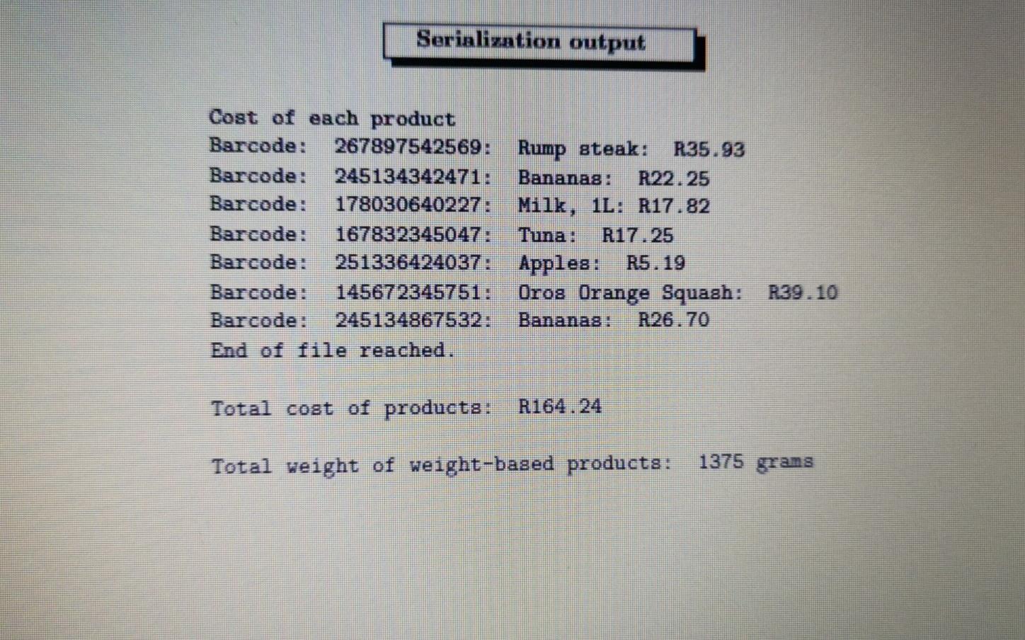 Solved Write code using the java.io.Serializable interface