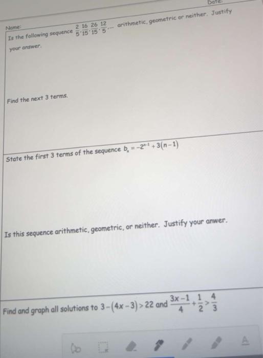 Solved Is the following sequence 52,1516,1526,512, | Chegg.com