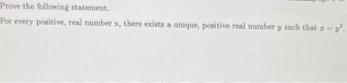Solved Prove the following statement. For every positive, | Chegg.com