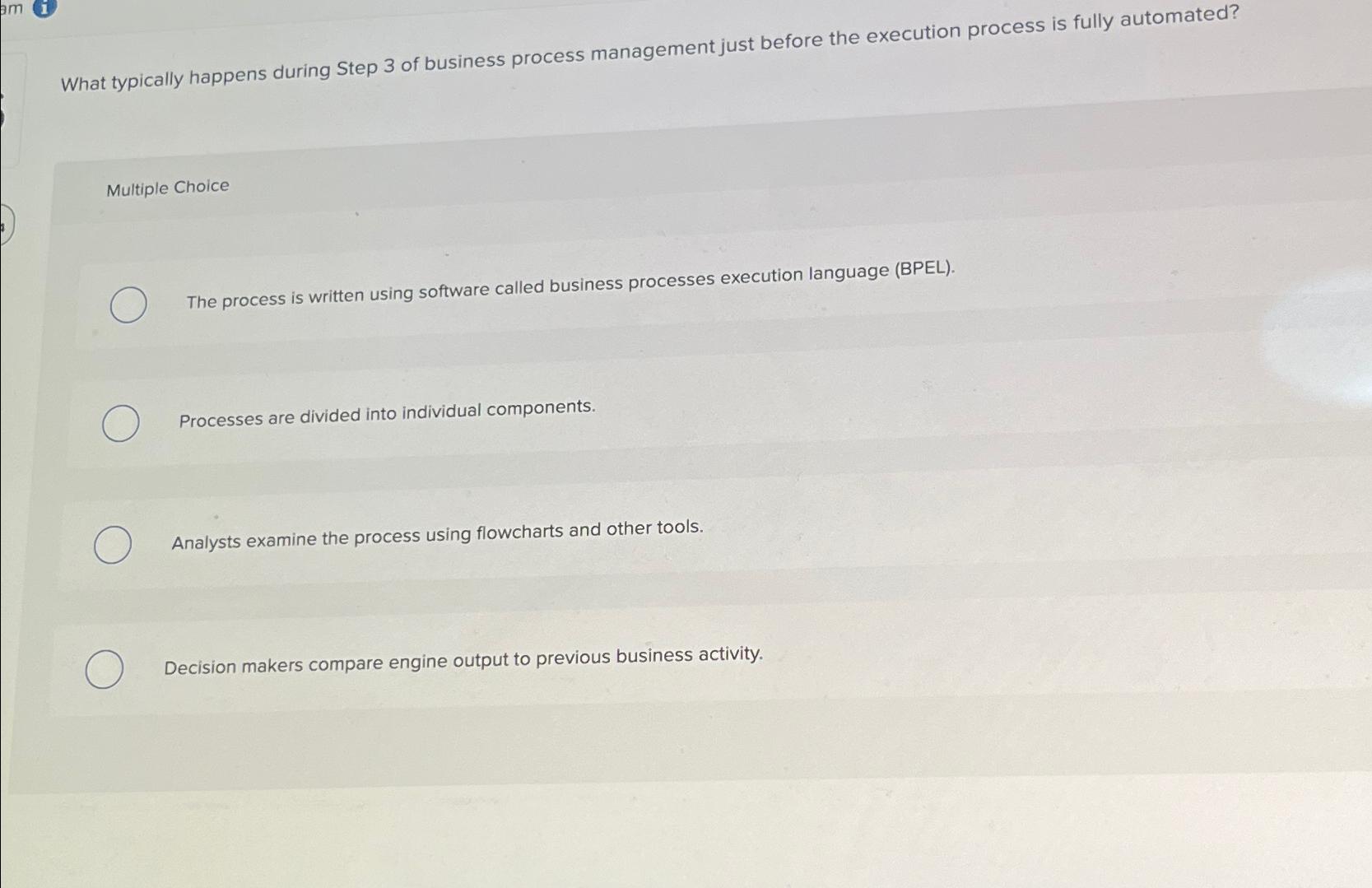 Solved What typically happens during Step 3 ﻿of business | Chegg.com
