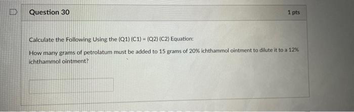 Solved Calculate the Following Using the (Q1)(C1)=(Q2)(C2) | Chegg.com