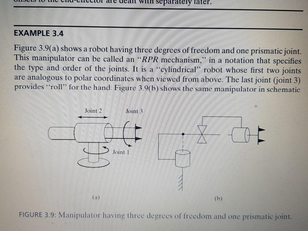 Solved C3 4.2 [26] Derive the inverse kinematics of the | Chegg.com
