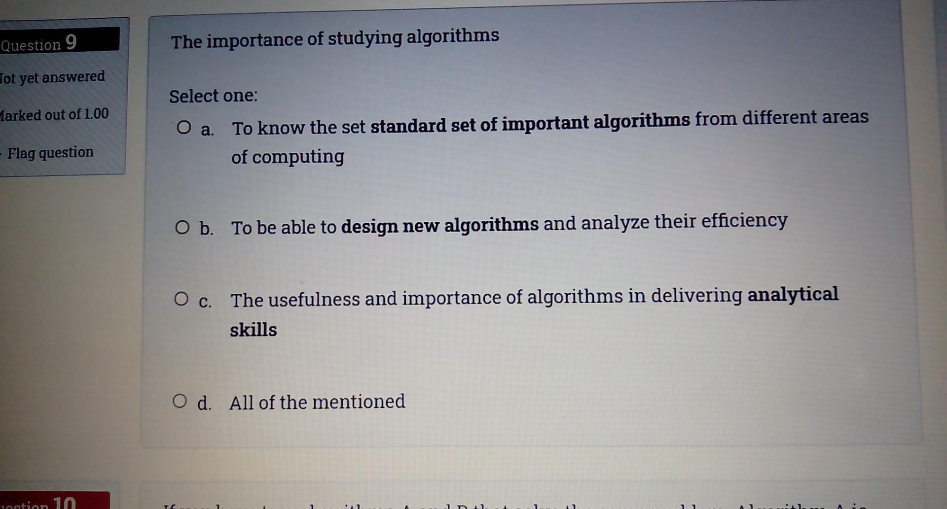 Solved n 10 If you have two algorithms A and B that solve | Chegg.com