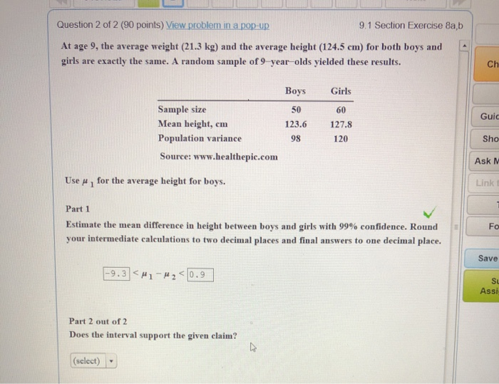 Solved Question 2 Of 2 (90 Points) View Problem In A Pop-up | Chegg.com