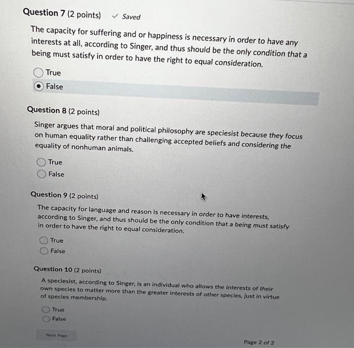 Solved Question 1 ( 2 points) In order to recognize | Chegg.com