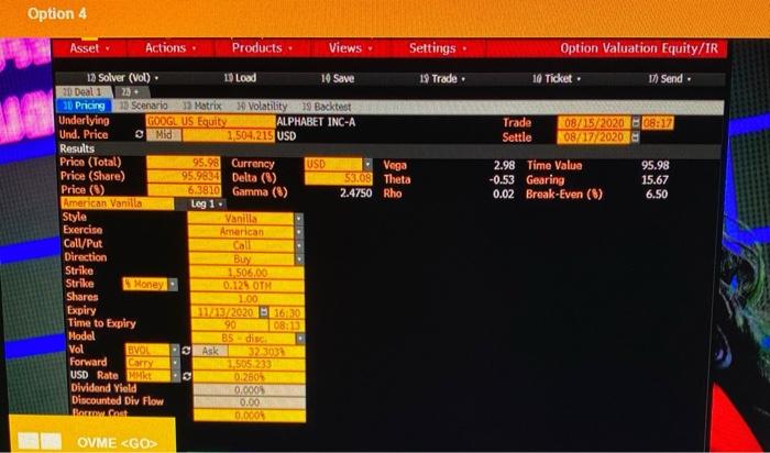 Solved 1 N Click On The Bloomberg Terminal Screen To Examine | Chegg.com