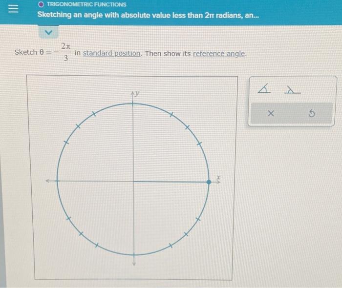 Solved Sketch θ−32π In Standard Position Then Show Its 5242