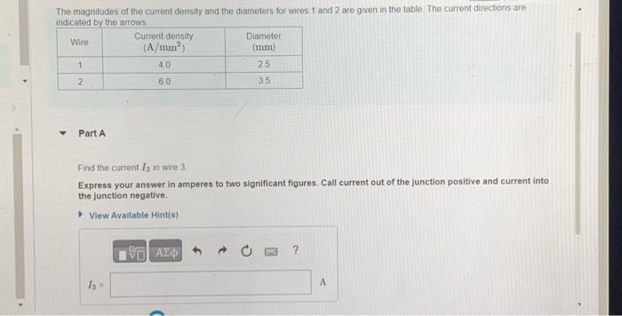 Solved Current And Current Density At A Junction Consider | Chegg.com