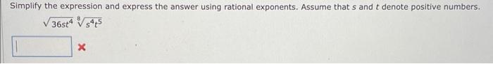 Solved Simplify the expression and express the answer using | Chegg.com