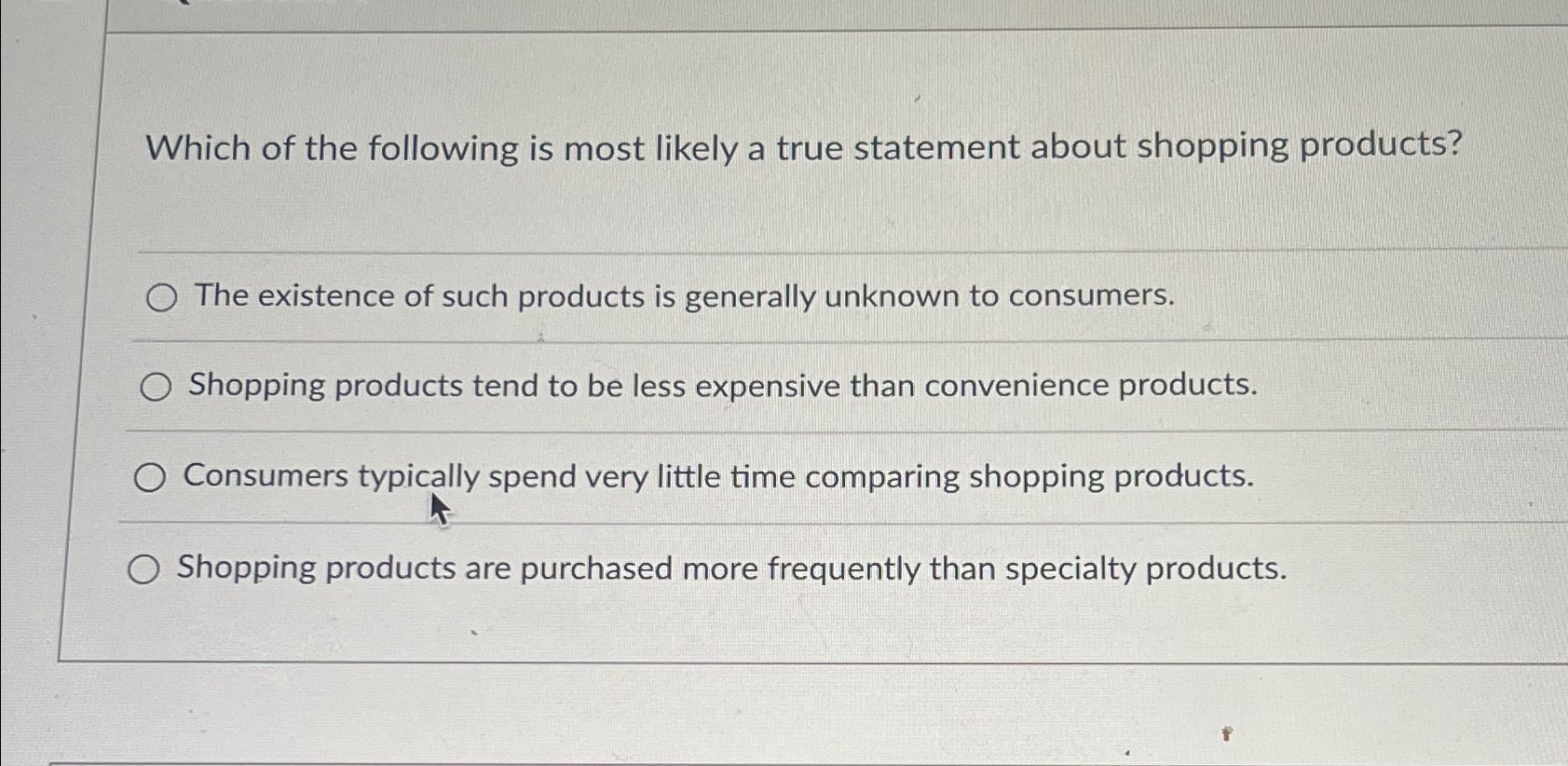 Solved Which of the following is most likely a true | Chegg.com