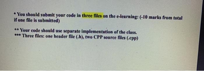 Solved You should submit your code in three files on the | Chegg.com