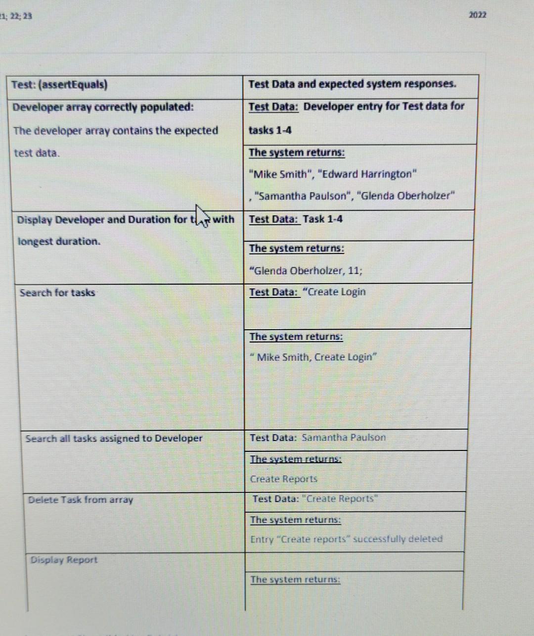 Solved Hi I would please like assistance with task 2 and | Chegg.com