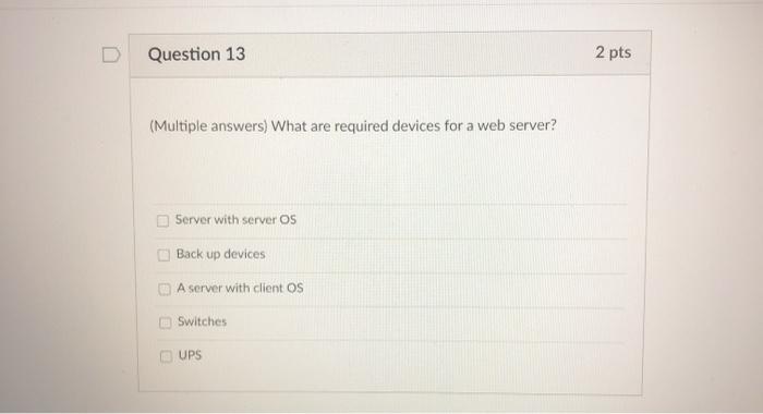 Solved Question 11 2 pts describes the degree of | Chegg.com