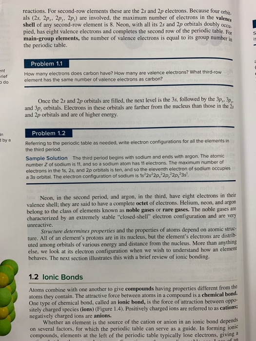 Solved reactions. For second row elements these are the 2s Chegg