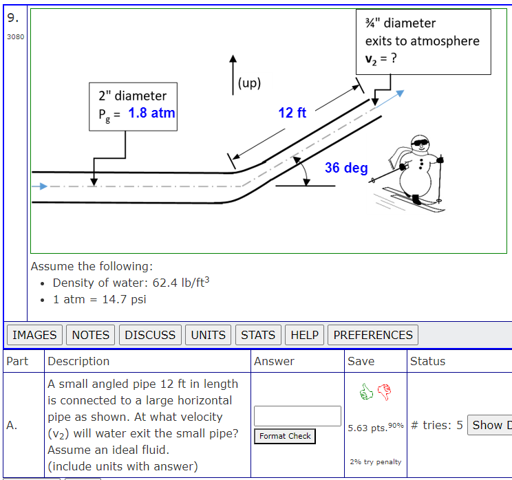 Solved Assume the following:Density of water: 62.4 ﻿lb/ft31 | Chegg.com