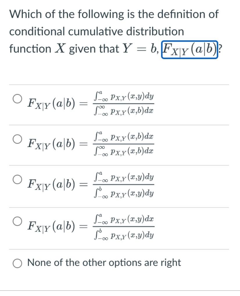 Solved Which of the following is the definition of | Chegg.com