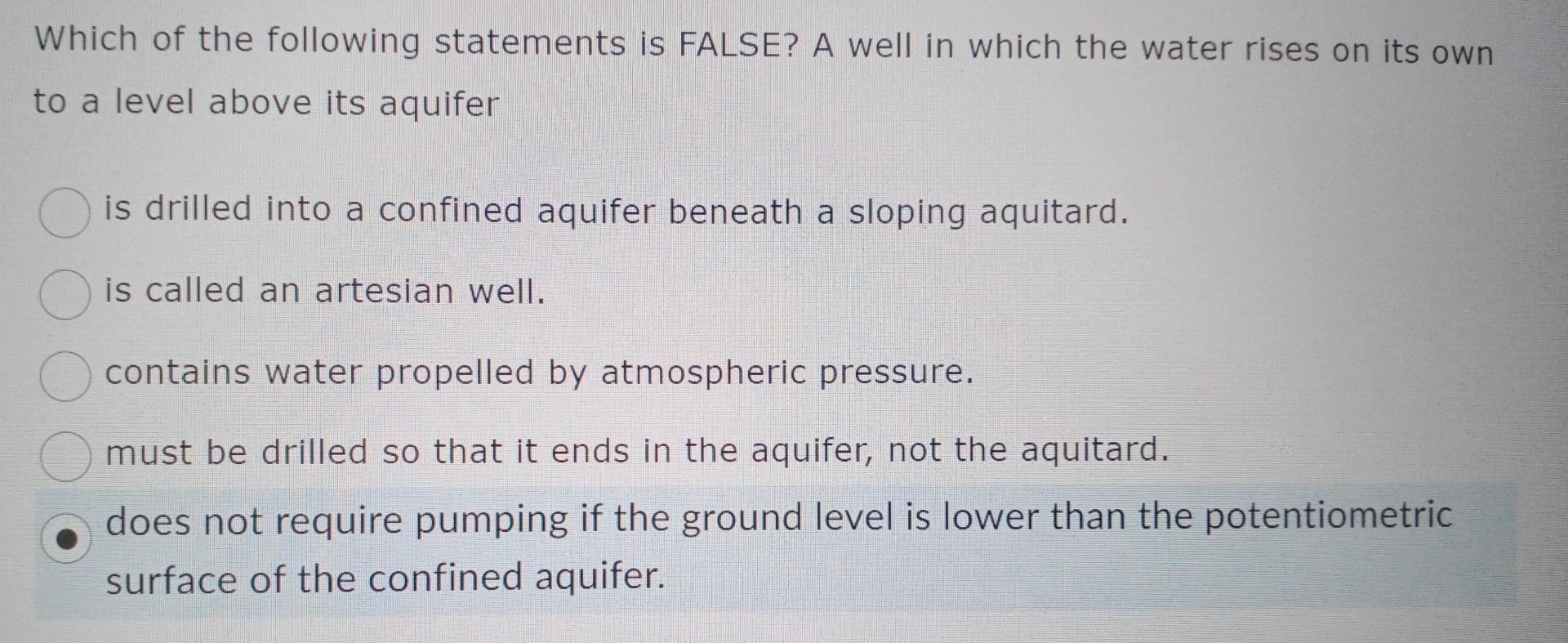 Solved Which statement is TRUE? Stream flow is fastest in | Chegg.com