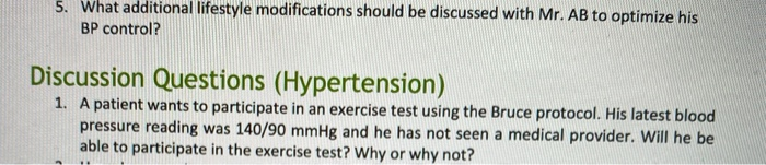 hypertension case study questions