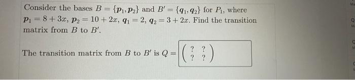 Solved Determine The Dimension Of And A Basis For The | Chegg.com