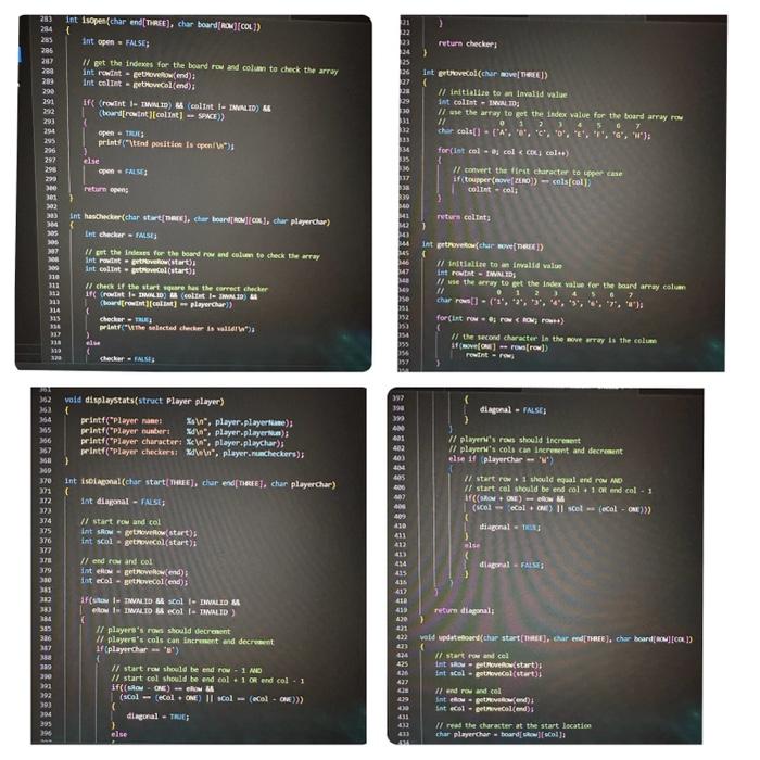 Solved Perform ise following test caserC Checkers.h X C >