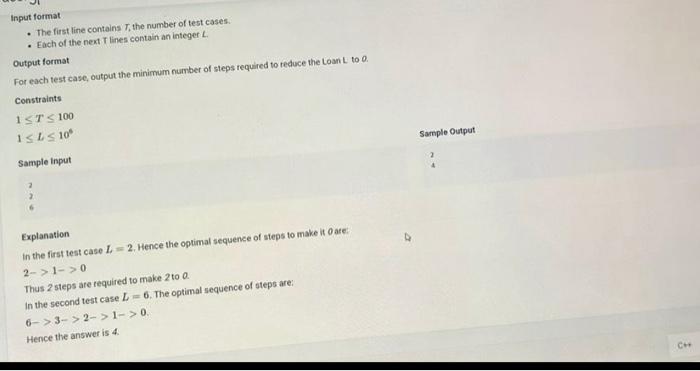 Solved Certainly, here's the problem statement for the "Loan | Chegg.com