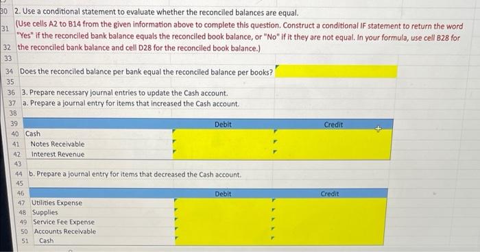 Solved Required: 1. Complete The Bank Reconciliation In The | Chegg.com