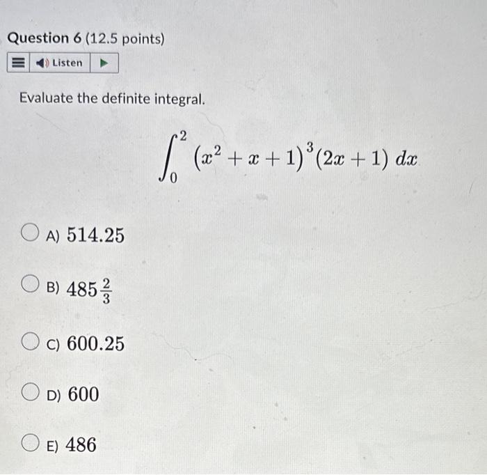 Solved Evaluate The Indefinite Integral ∫xcos X Dx A