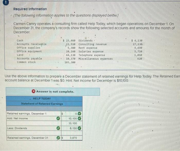 Solved Required Information [The following information | Chegg.com