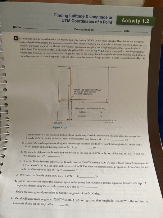Solved Finding Latitude Longitude Or Utm Coordinates Of A Chegg Solved Finding Latitude Longitude Or Utm Coordinates Of A Chegg