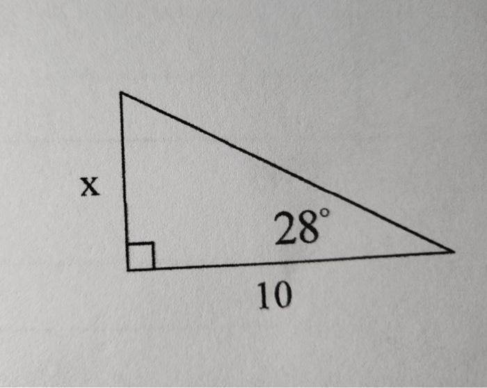 Solved X 28° 10 | Chegg.com