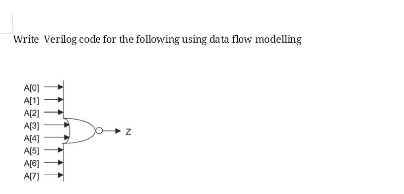 Solved Write Verilog code for the following using data flow | Chegg.com