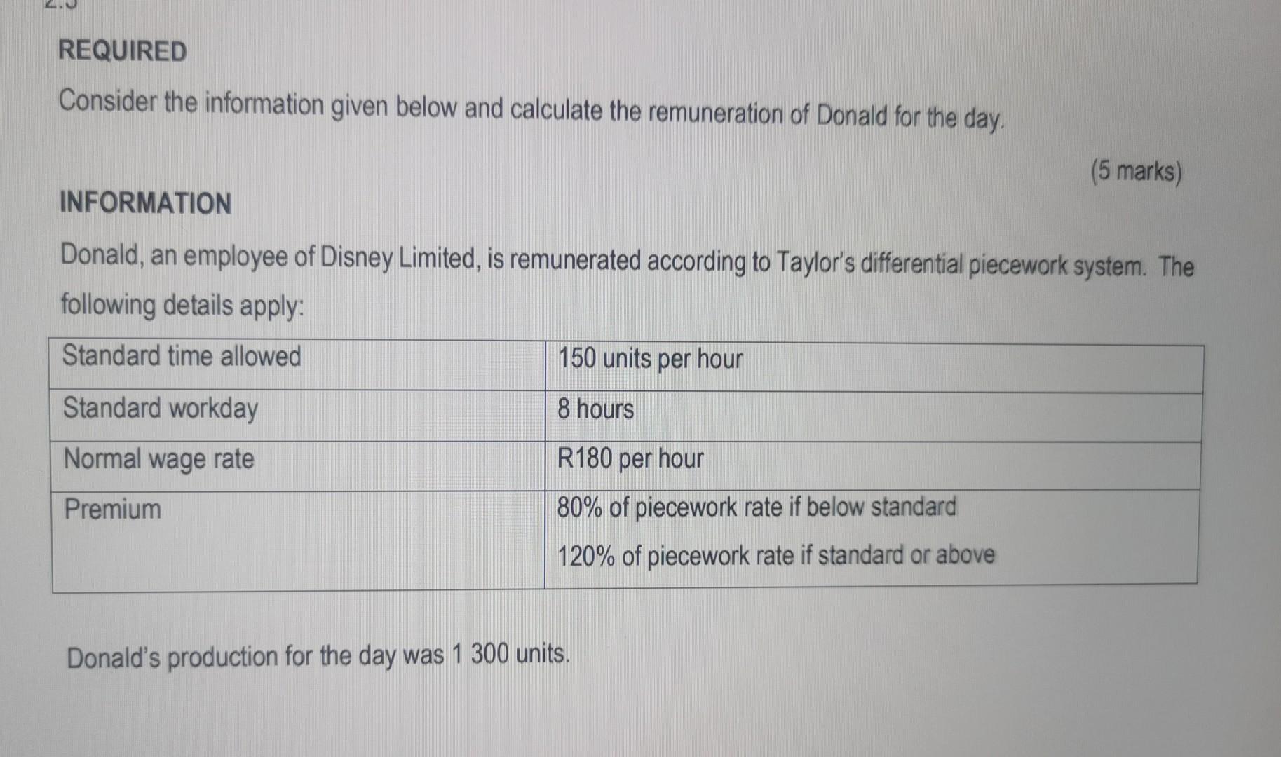 Solved REQUIRED Consider the information given below and | Chegg.com