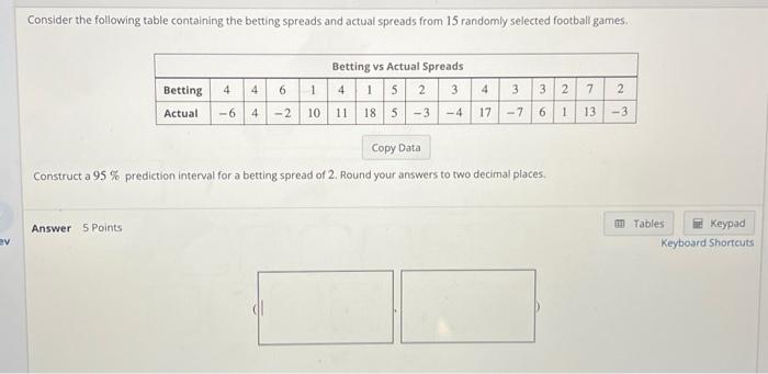 Solved Consider The Following Table Containing The Betting | Chegg.com