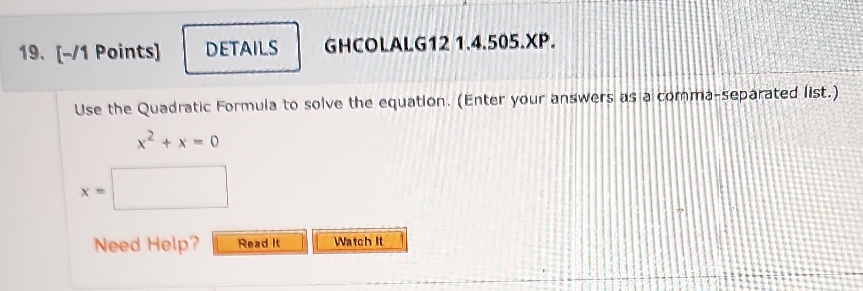 Solved Solve the equation by factoring. (Enter your answers | Chegg.com