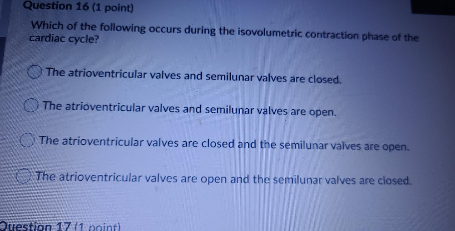 Solved Question 16 (1 point) Which of the following occurs | Chegg.com