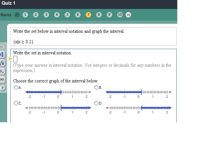 Write The Set Below In Interval Notation And Graph Chegg Com