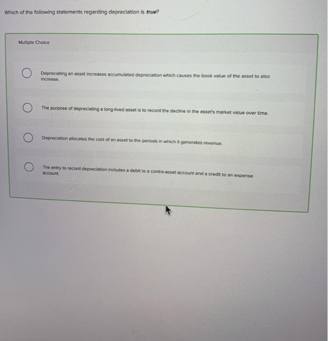 Solved Which Of The Following Statements Regarding Chegg