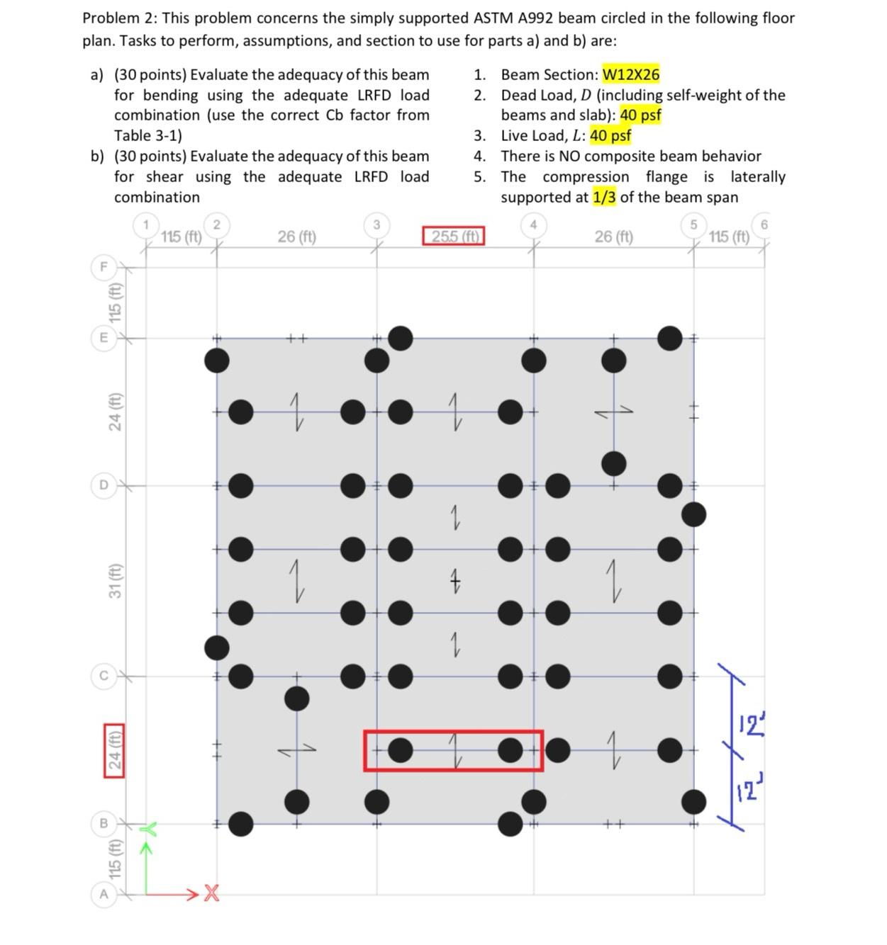 Solved Problem 2: This problem concerns the simply supported | Chegg.com