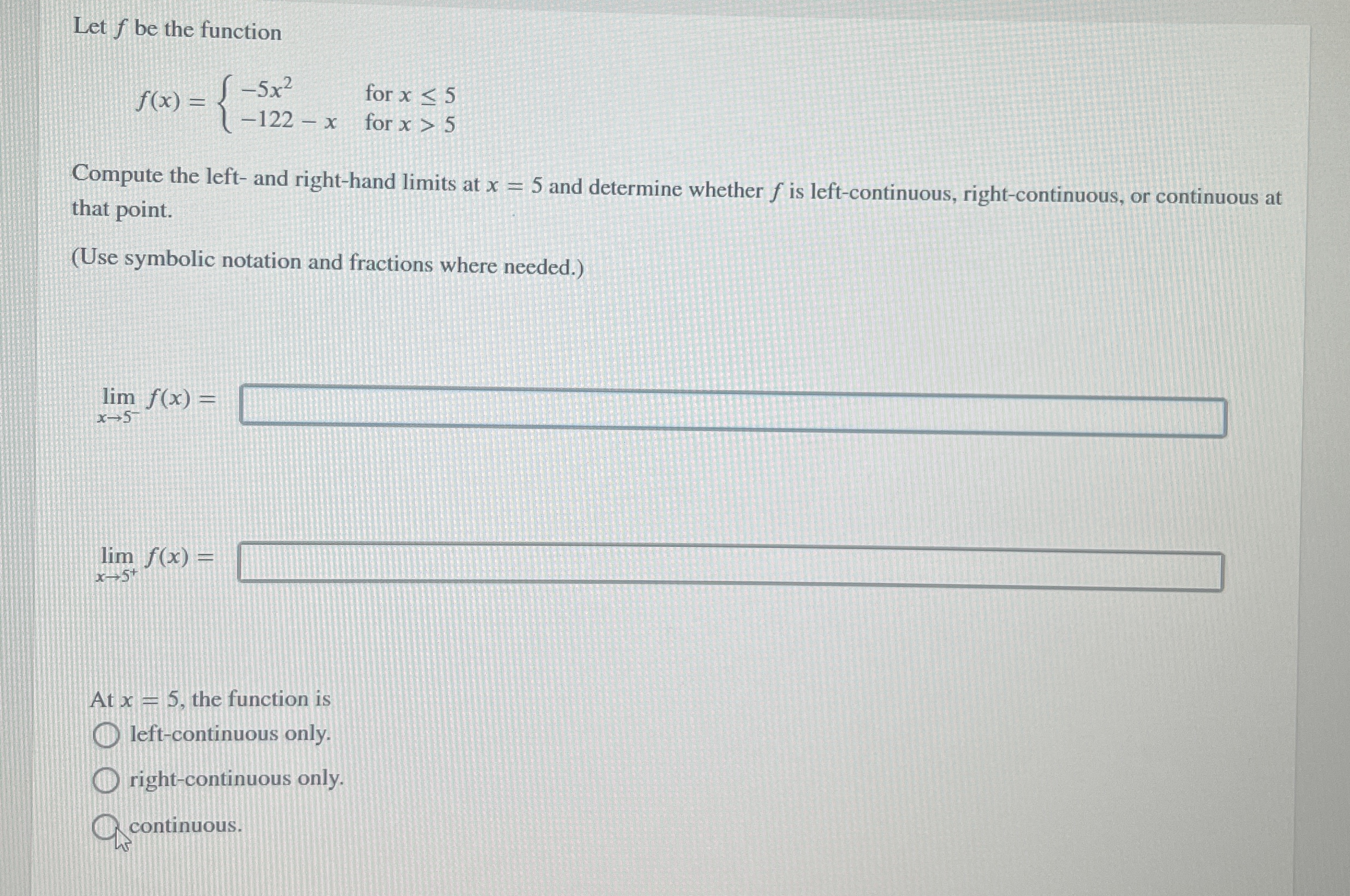 Solved Let f ﻿be the | Chegg.com