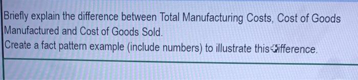 Solved Briefly explain the difference between Total | Chegg.com