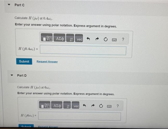 Solved Consider the RC filter shown in (Figure 1). Figure 1 | Chegg.com
