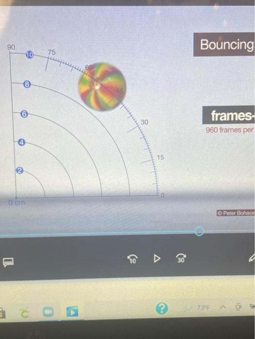 Solved what is the magnitude of the velocity of the ball ? | Chegg.com