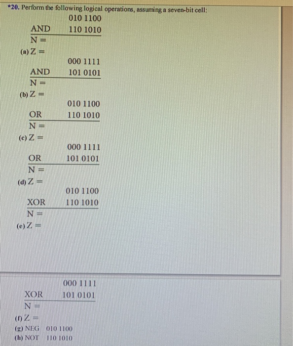 17 Perform The Following Additions Assuming Sev Chegg Com