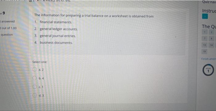 the trial balance is used in preparing financial statements