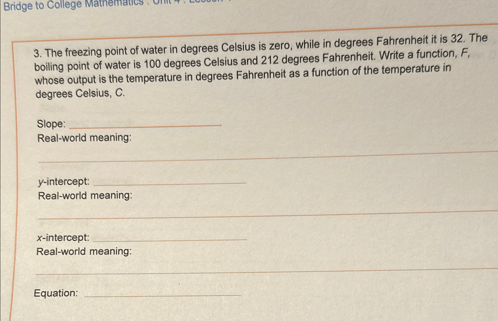 Solved The freezing point of water in degrees Celsius is | Chegg.com
