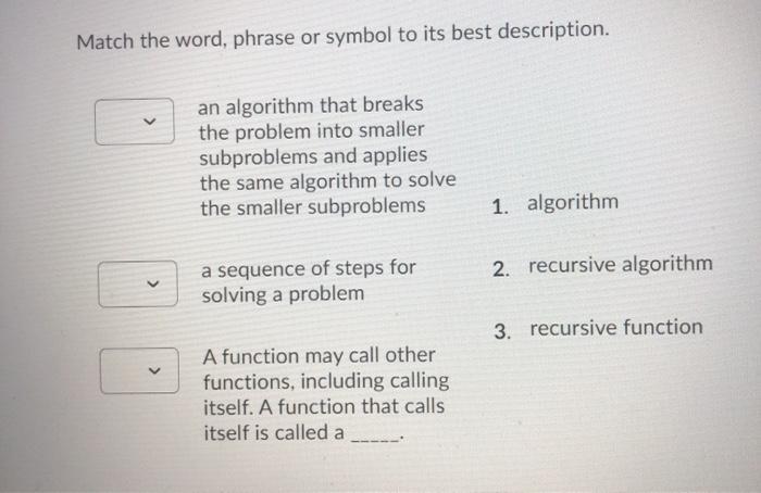 solved-match-the-word-phrase-or-symbol-to-its-best-desc