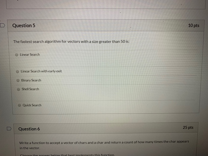Solved Question 1 10 pts Given the function definition | Chegg.com