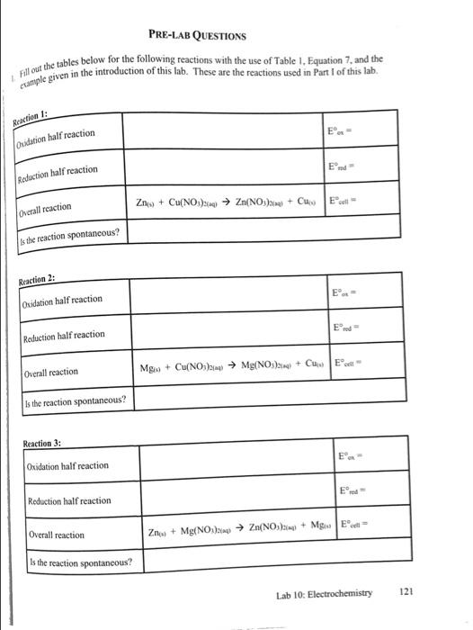 Solved 1. Fill out the tables below for the following | Chegg.com