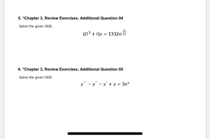 Solved 5. "Chapter 3, Review Exercises, Additional Question | Chegg.com