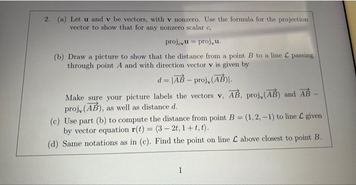 [Solved]: (a) Let ( Mathbf{u} ) And ( Mathbf{v} ) Be